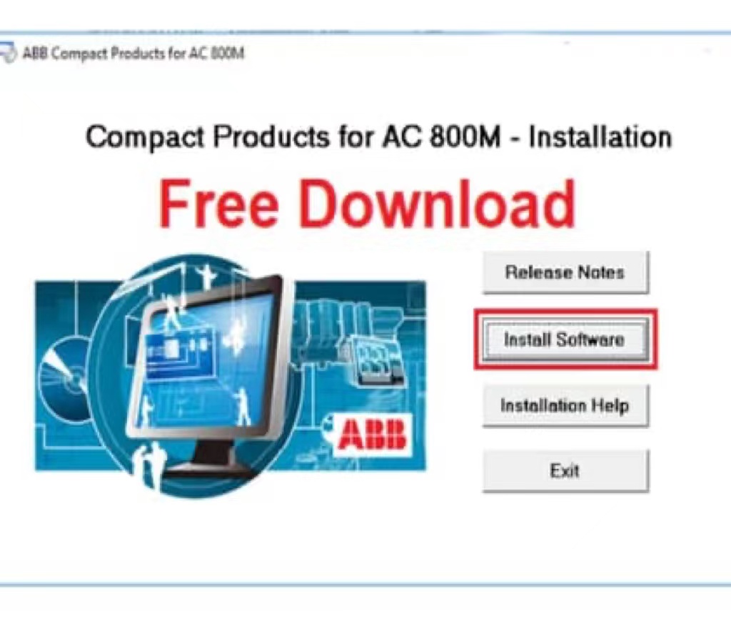 ABB AC 800M تركيب التحكم المضغوط