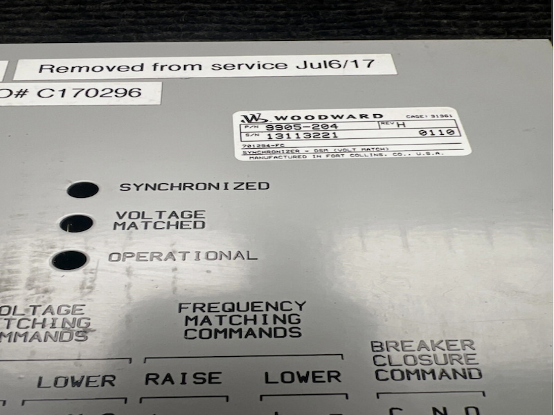 Woodward 9905-204