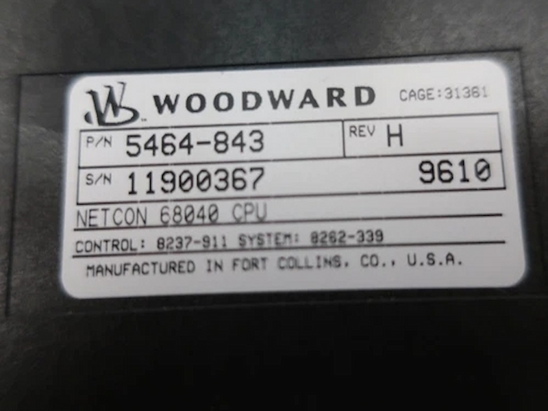 woodward 5464-843