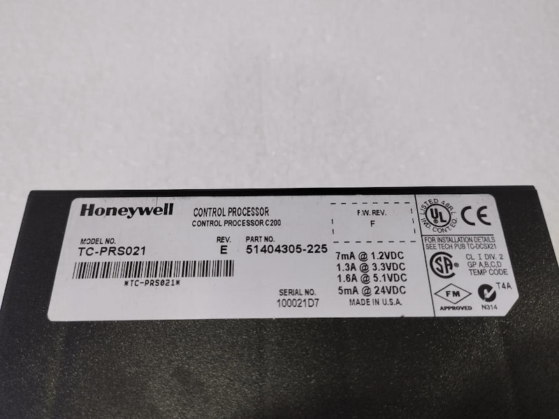 Honeywell TC-PRS021