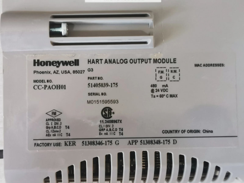 Honeywell CC-PAOH01 Honeywell CC-PAOH01